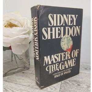 Master Of The Game 1982 Sidney Sheldon Hardcover Dust Jacket Vintage Novel BCE‎